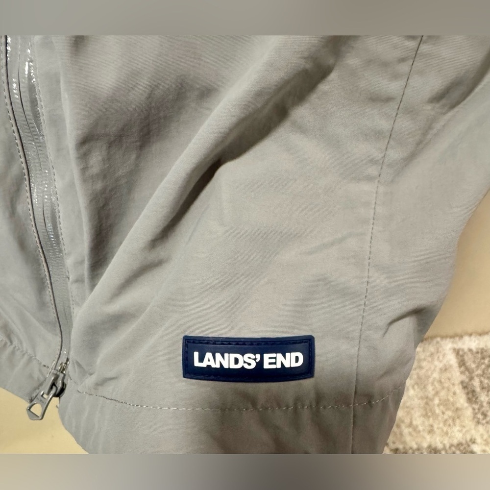 Lands' End 3 in 1 Winter Gray Coat Size S 6-8 - Picture 5 of 9
